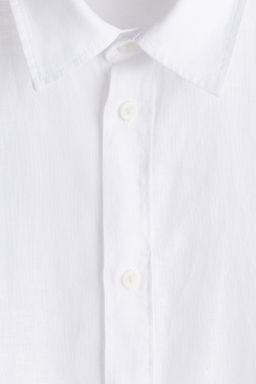 Camisa de lino Regular Fit - H&m фото 8