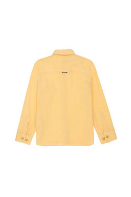 U. S. Polo Assn Желтая базовая рубашка с длинным рукавом для мальчика - U.s. polo assn фото 7