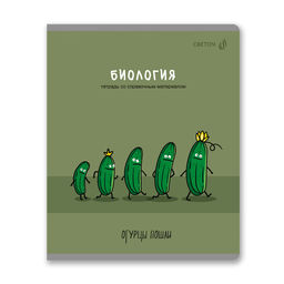 "Светоч" Т280 Тетрадь со справочным материалом "Большая перемена", выбор.лак, A5 48 л. на скобе 65 г/кв.м , белизна 100 % 10 шт. , клетка 01813 "Большая перемена" Биология