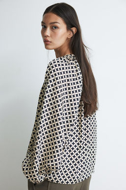 Blusa con mangas globo - H&m фото 3