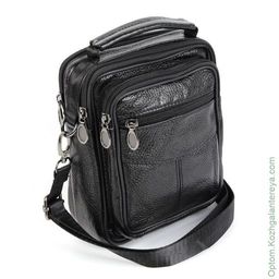 Мужская кожаная сумка 82114 Блек