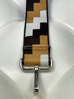 LACCOMA ремень 1000-тетрис-3,8-кор/св.кор/бел полиэстр