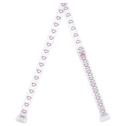 Бретели (пара) Gamma BR-1001 в пакете 10 мм 10 пар СК/Распродажа розовый