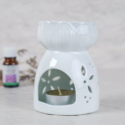 Аромалампа белая 10 см / XL-0008 /уп 60/ - ГалеонТрейд фото 2