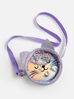 ACOOLA / Набор детский (сумка, цепочка с кулоном, браслет (3шт) и кольцо ( 2шт)) Anemone цветной