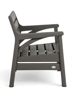 Набор садовой мебели «Евпатория»: 2 кресла, стол, трёхместный диван, серый