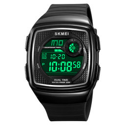 Часы наручные Skmei мужские электронные 2208black-black