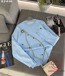 Свитер женский с сердечками - Bruno фото 5