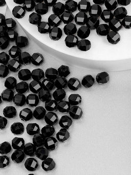 Бусины акриловые MAGIC HOBBY арт.MG.3244-1 цв.1 черный &Oslash;10мм уп.500г