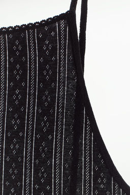 POINTELLE TOP WITH LACE TRIMS - Zara фото 12