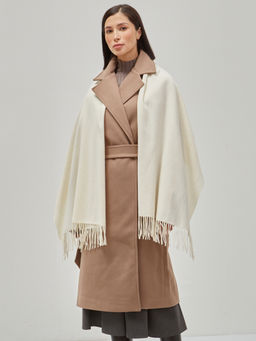 В составе шерсть ! теплый двусторонний палантин - Tantino фото 2