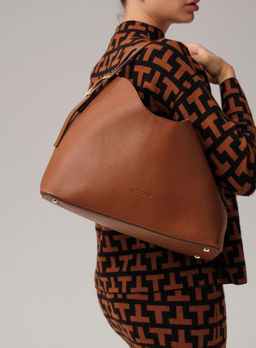 Кожаная сумка Deboro 30982 фундук