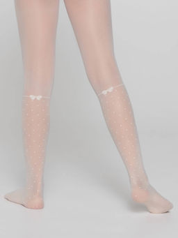 CONTE Колготки с имитацией гольфов в горошек MILANA milk - Conte elegant фото 2