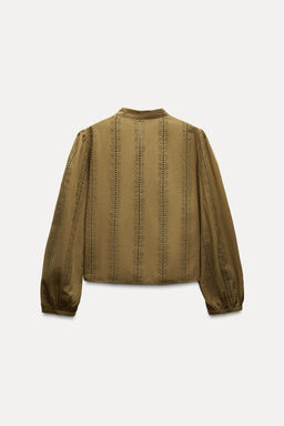 EMBROIDERED SHIRT - Zara фото 15