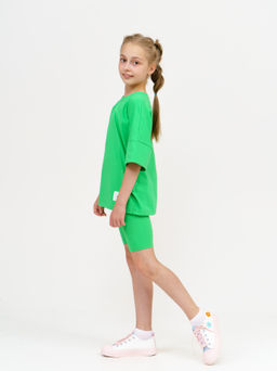 950Д Костюм с велосипедками "Зеленый"