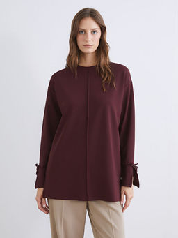 Bisiklet Yaka Oversize Kad?n Tunik