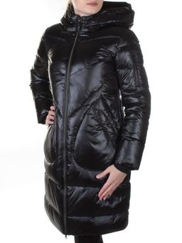 002 BLACK Пальто женское зимнее Snow Grace