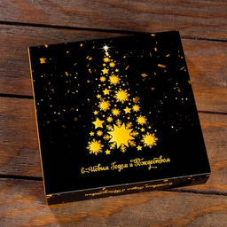 Цена за 5 шт. Упаковка для конфет 16 шт Ёлки 17,7 х 17,7 х 3.8 см - Simaland фото 3