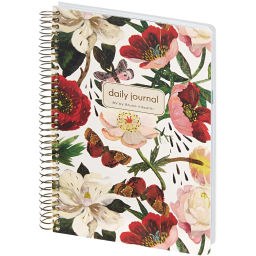 Ежедневник недатированный CUTE DIARY А5,BV,136,ПИОН,зол.греб,3-701/10