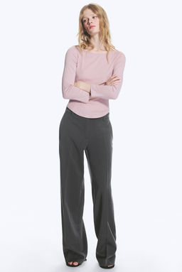Pantalones de traje de tiro bajo - H&m фото 3