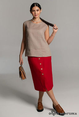 Блузка из 100% льна премиального качестваВарна - Vals фото 7