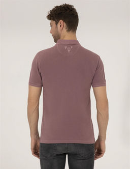 Pembe Dokulu Slim Fit Polo Yaka Ti__rt - Pierre cardin фото 5