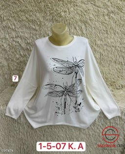 Свитер женский со стрекозами - Bruno фото 6