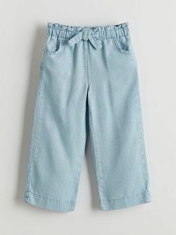 Beli Lastikli Rahat K?z ?ocuk Jean Pantolon