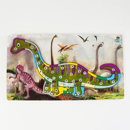 Деревянный пазл по номерам Динозавры МИКС - Лесная мастерская фото 6