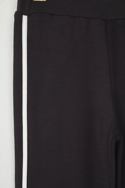 Bordo Pamuklu K?z Cocuk Biye Detayl? Wide Leg Orme Pantolon TKDSS25PL00015 - Trendyolmilla фото 3