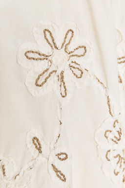 EMBROIDERED TEXTURED BLOUSE - Zara фото 15