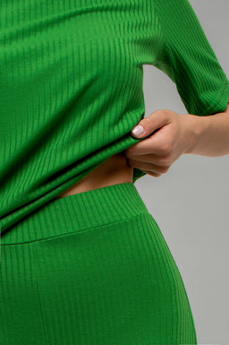 Арт. 10401/4 Пижама с брюками 44-52 (5 шт) Цвет:верх- зеленый, низ- зеленый