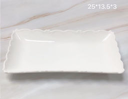 Блюдо прямоугольное 25х13,5 см / E-1389 /уп 28/