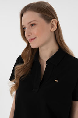 Kad_n Siyah Basic Ti__rt Sepette S_rpriz _ndirim - U.s. polo assn фото 3