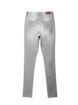 CONTE Ультраэластичные джинсы с высокой посадкой CON-117 light grey