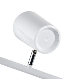 ULM-T600 2х6W/4500K/DIM WHITE Торшер напольный светодиодный, 2х6W. Сенсорный выключатель. Диммер. Белый. ТМ Uniel