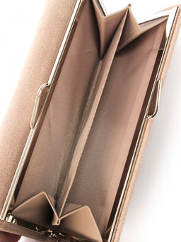 LACCOMA кошелек LA-1075-З-серо-бежевый натуральная замша