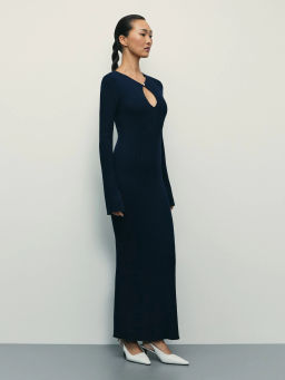 Платье миди с вискозой в составе / Zarina  фото 3