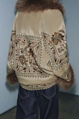 ZW COLLECTION LIMITED EDITION EMBROIDERED KIMONO - Zara фото 3