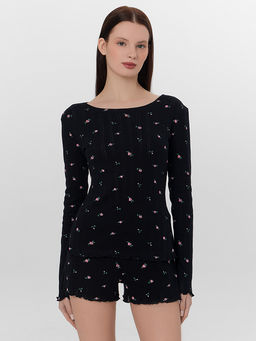 Комплект домашний женский черный