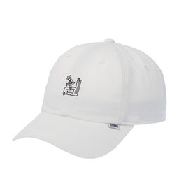 Бейсболка DJINNS арт. Dad Cap LoveMeNot (белый)