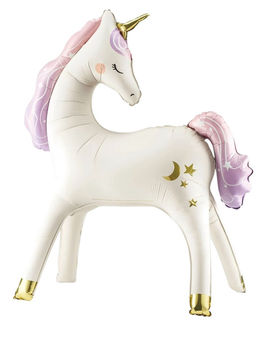 Воздушный шар фольгированный 38" «Единорог», под воздух