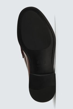 LEATHER PENNY LOAFERS - Zara фото 7