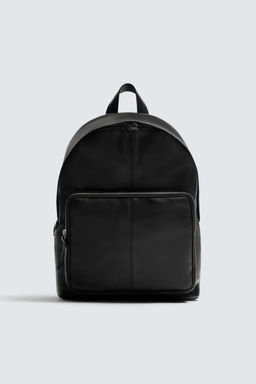LEATHER BACKPACK - Zara фото 3
