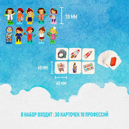 Развивающий набор Изучаем профессии - Iq-zabiaka фото 2