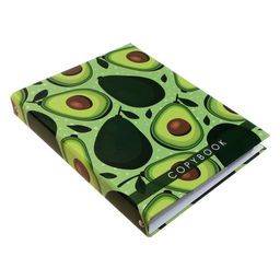 Тетрадь на кольцах A5, 120 листов в клетку, Calligrata «Авокадо»