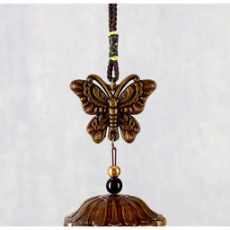 Музыка ветра «Бабочка», металл, 3 колокольчика, 40 см