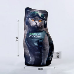 Антистресс игрушка, кот Сильному духом - Mni mnu фото 2