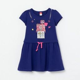 CRB wear/CSKG 62698-42-272 Платье для девочки, синий/Ex.Cherubino