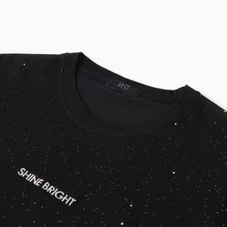 Футболка женская MIST Shine Bright, размер S, черная